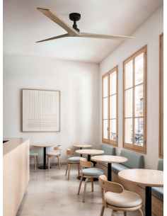 loftventilator restaurant cafe soveværelse ventilator med lys lampe 2