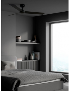 loftventilator restaurant cafe soveværelse ventilator med lys lampe 2