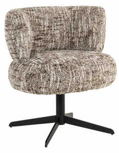 Spisebordsstol med armlæn og drejefod moderne design