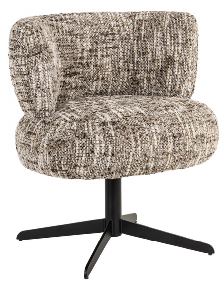 Spisebordsstol med armlæn og drejefod moderne design
