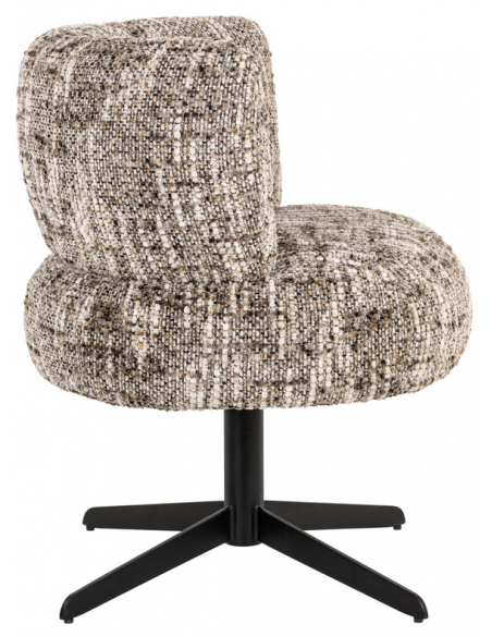 Spisebordsstol med armlæn og drejefod moderne design