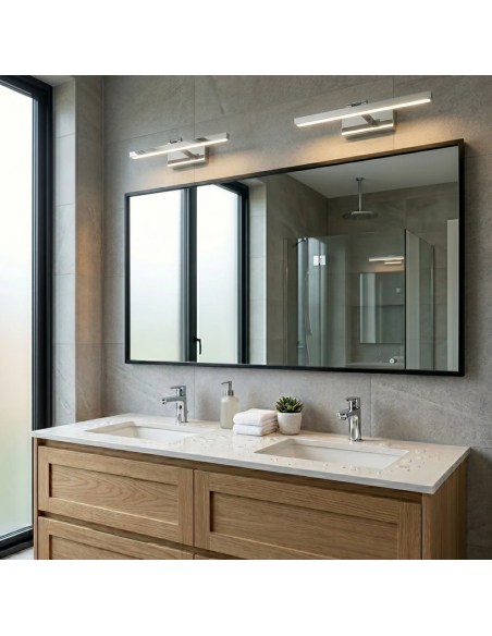 væglampe badeværelseslampe moderne design led soveværelse spejl