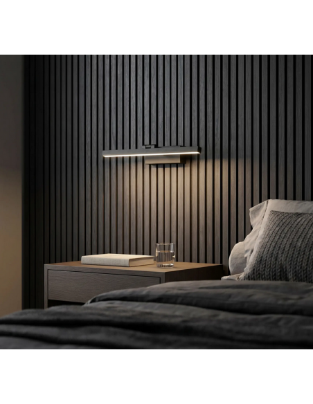 væglampe badeværelseslampe moderne design led soveværelse spejl sort