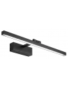 Badeværelseslampe i aluminium og kunststof B60 cm 4000K 9W LED - Mat sort