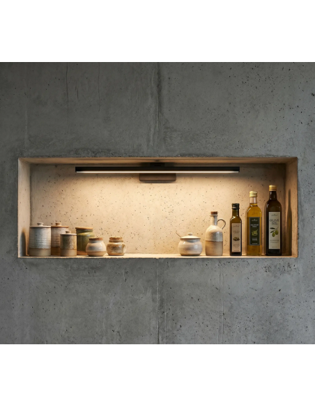 væglampe badeværelseslampe moderne design led soveværelse spejl sort