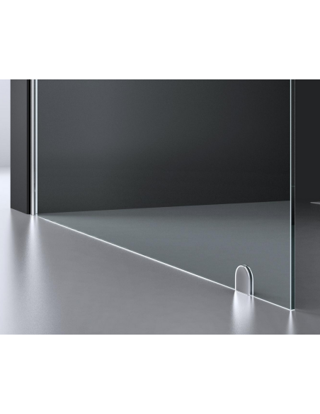 brusevæg moderne badeværelse brusehjørne glas
