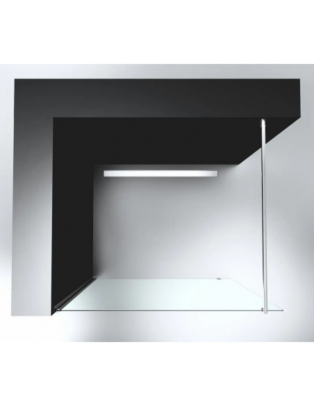 brusevæg moderne badeværelse brusehjørne glas