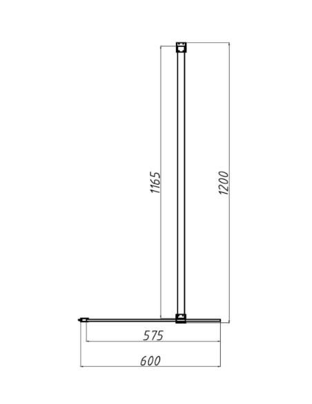 brusevæg moderne badeværelse brusehjørne glas