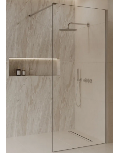 brusevæg moderne badeværelse brusehjørne glas