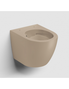 væghængt toilet mat blank skinnende badeværelse indretning design 2