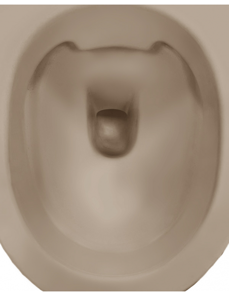 væghængt toilet mat blank skinnende badeværelse indretning design