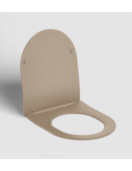 væghængt toilet mat blank skinnende badeværelse indretning design