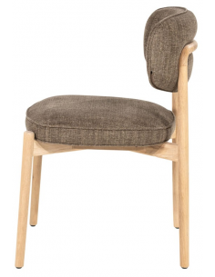 spisebordsstol moderne stof eg træ egetræ design uden armlæn 2