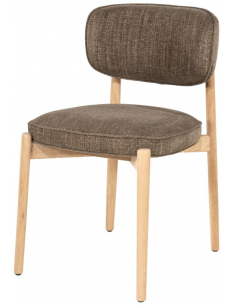 spisebordsstol moderne stof eg træ egetræ design uden armlæn