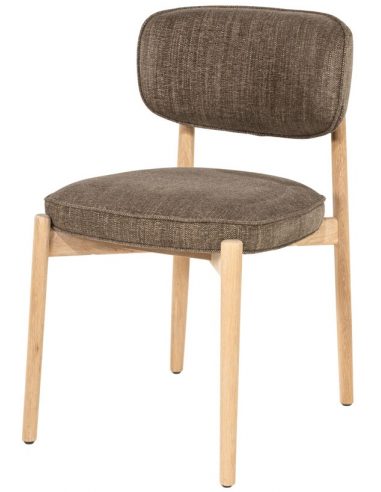 spisebordsstol moderne stof eg træ egetræ design uden armlæn