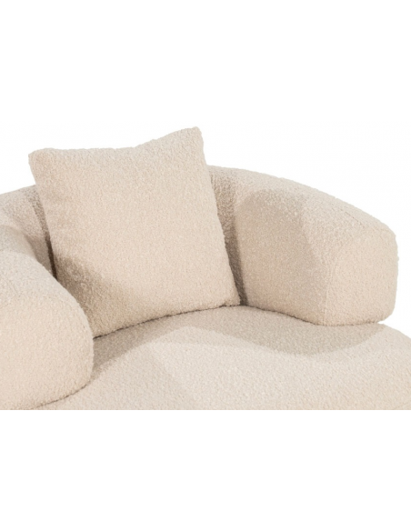 lænestol loungestol moderne nordisk design skandinavisk boucle stof