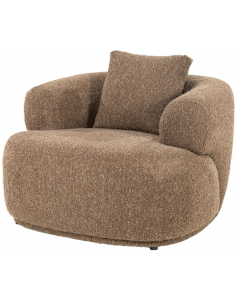 lænestol loungestol moderne nordisk design skandinavisk boucle stof
