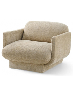 moderne lænestol stof beige stuemøbler design tekstil 2