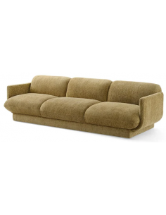 moderne sofa 3 personer grøn stof design tekstil stuemøbler 2