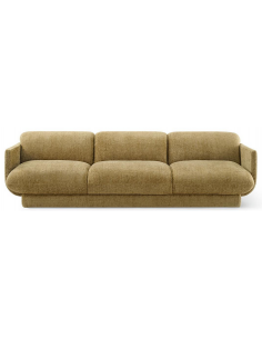 moderne sofa 3 personer grøn stof design tekstil stuemøbler