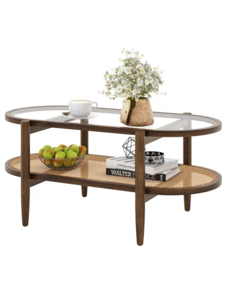 sofabord træ moderne design indretning opbevaring hylde