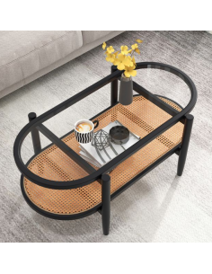 sofabord træ moderne design indretning opbevaring hylde 2