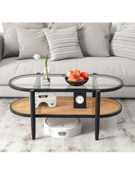 sofabord træ moderne design indretning opbevaring hylde