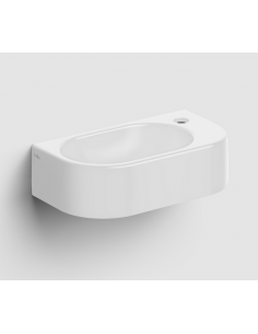håndvask moderne design badeværelsesindretning badeværelsesrenovering lille gæstetoilet
