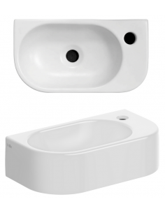 håndvask moderne design badeværelsesindretning badeværelsesrenovering lille gæstetoilet 2