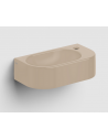 INBE Håndvask i keramik 41 x 22,5 cm - Mat sennep