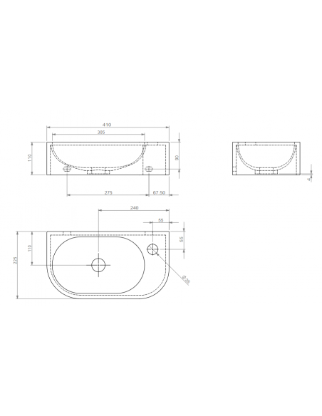 håndvask moderne design badeværelsesindretning badeværelsesrenovering lille gæstetoilet