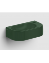 INBE Håndvask i keramik 41 x 22,5 cm - Mat mørkegrøn