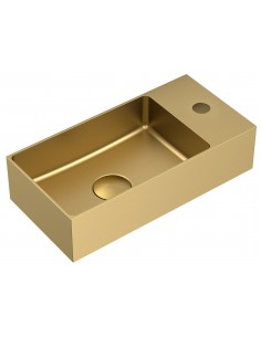 stål metal håndvask vask vægmonteret væghængt væg små lille badeværelse
