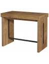 Barbord i møbelplade og metal H95 x B105 x D50 cm - Naturbrun