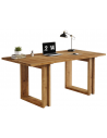 Skrivebord i fyrretræ 160 x 80 cm - Natur