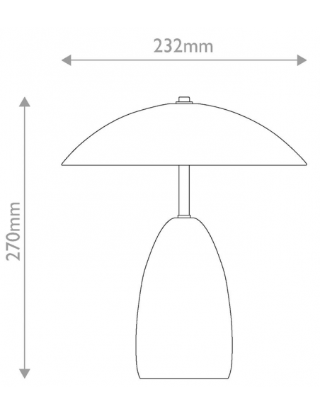 bordlampe moderne design opladelig trådløs led skrivebordslampe