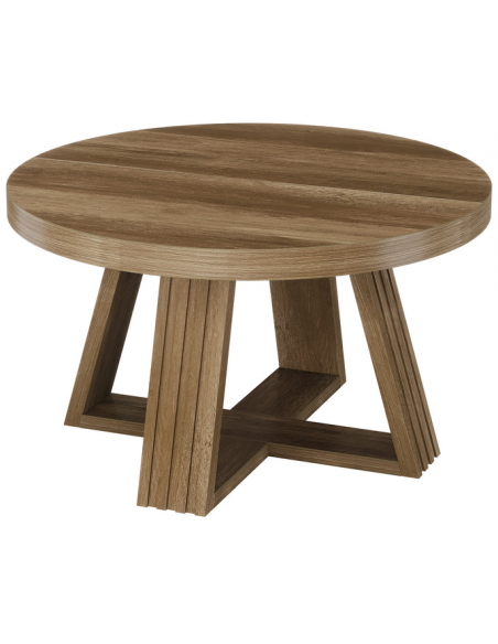 sofabord træ moderne design indretning opbevaring hylde rundt