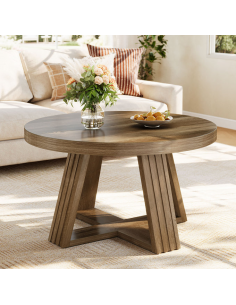 sofabord træ moderne design indretning opbevaring hylde rundt 2
