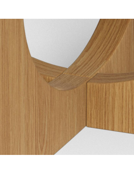 sofabord eg træ egetræ marmor beige firkantet design