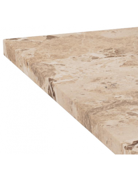 sofabord eg træ egetræ marmor beige firkantet design