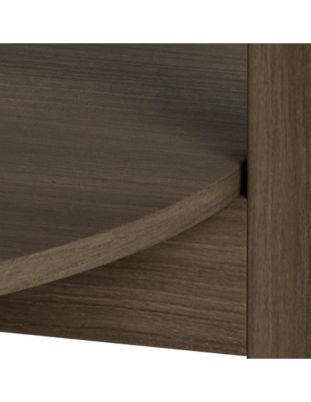 sofabord eg træ egetræ marmor beige design rundt