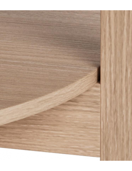 sofabord eg træ egetræ marmor beige design rundt