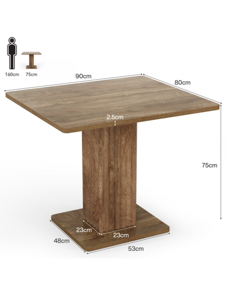 små lille spisebord indretning billigt træ moderne nordisk design