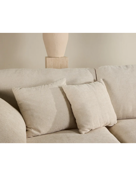 chaiselongsofa chaiselong sofa moderne design stof beige