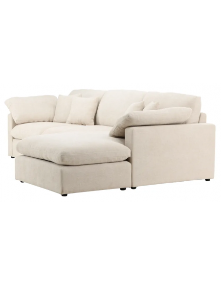 chaiselongsofa chaiselong sofa moderne design stof beige