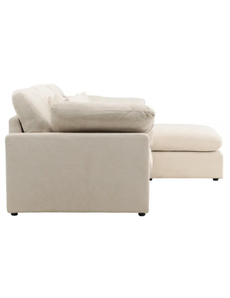 chaiselongsofa chaiselong sofa moderne design stof beige