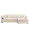 AMALFI Chaiselongsofa i polyester 297 x 107-182 cm - Beige