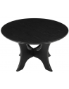 Rundt sofabord i MDF H46 x Ø79 cm - Sort