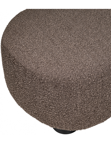 sofa chaiselong chaiselongsofa boucle brun stof moderne design