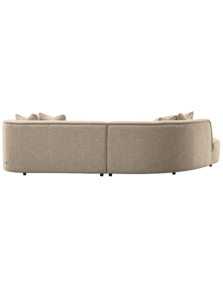 sofa chaiselong chaiselongsofa boucle sand beige stof moderne design